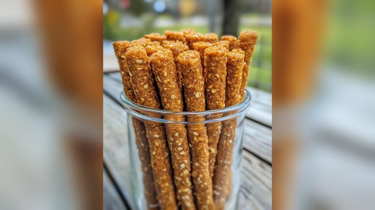 Homemade Pumpkin & Oatmeal Dog Snack Sticks